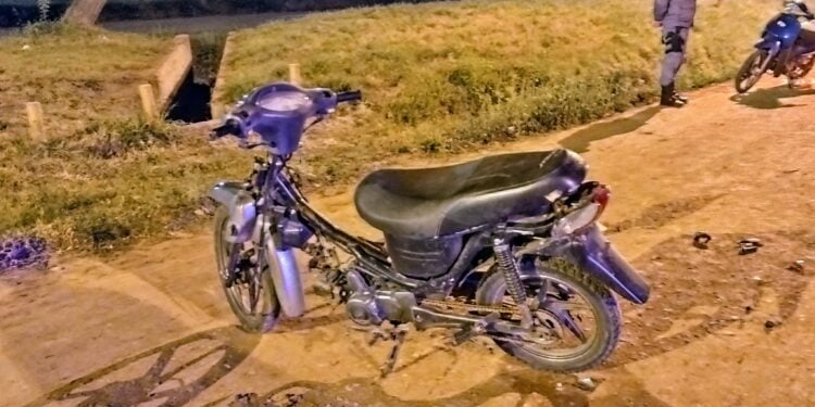 Dos lesionados por colisión de motos