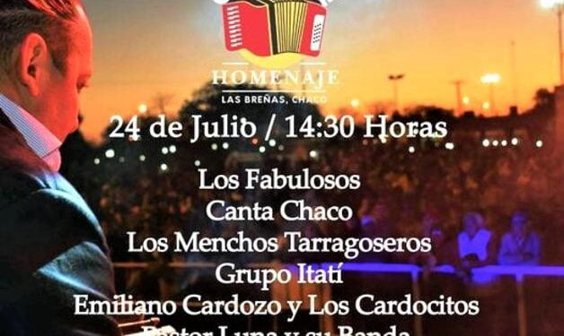 En Las Breñas, ¡Sonará Chamamé!