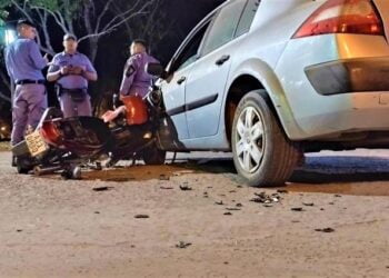 Otra vez colisión en moto, con lesionado