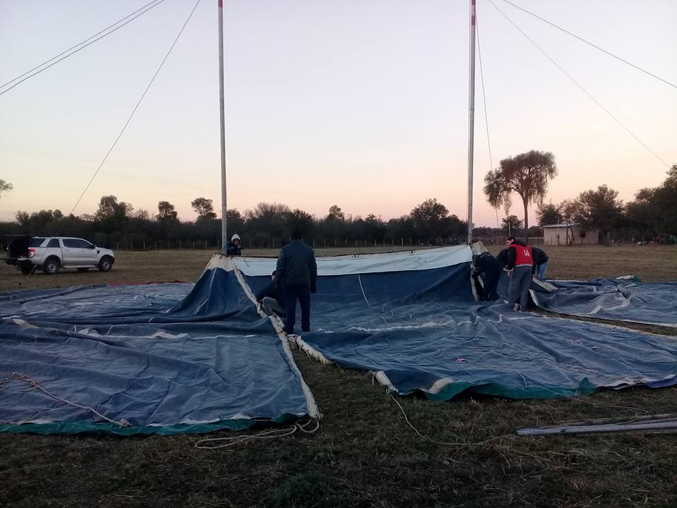 Preparativos para recibir a centenares de jóvenes