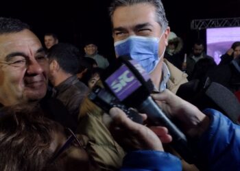 Gobernador Capitanicn en Las Breñas, “las obras son amores”