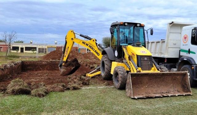 Se construye el natatorio municipal en el Barrio PROMEBA