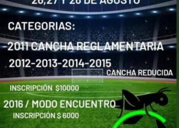 “Los Grillitos” organizan su Primer Torneo de Fútbol Infantil