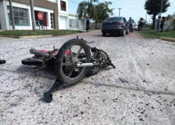 Un lesionado en triple choque