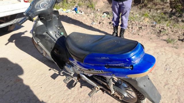 Policía de Las Breñas recupera moto