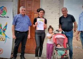 Se entregaron 4 Módulos Habitacionales desde municipio