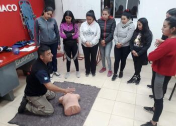 Bomberos capacitaron a nuevos Inspectores de Tránsito