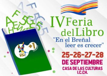 25 al 28 de Septiembre, “IV Feria del Libro en Las Breñas”