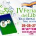 25 al 28 de Septiembre, “IV Feria del Libro en Las Breñas”