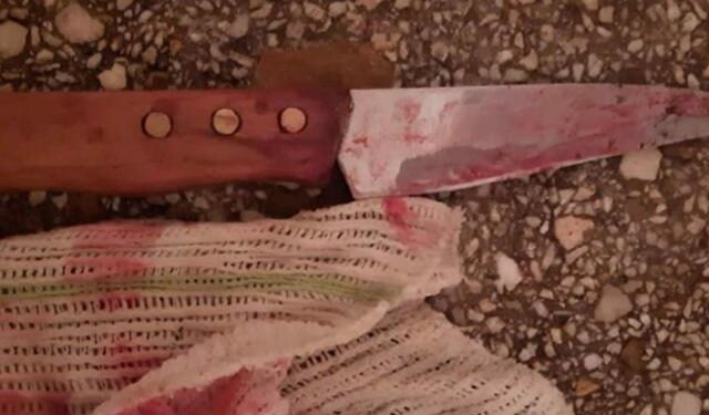 Defendió a su papá carnicero, y lo apuñalaron