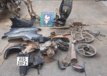 Madre denunció a su hijo que desarmó moto robada