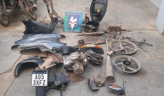 Madre denunció a su hijo que desarmó moto robada