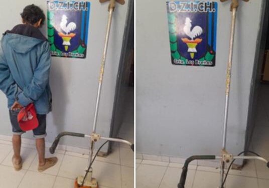 Policía recupera Motoguadaña robada