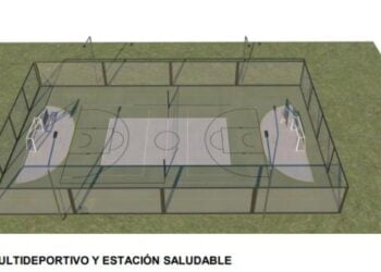 Se construirá un “Playón Multideportivo y Estación Saludable” en predio de la EEP N° 77