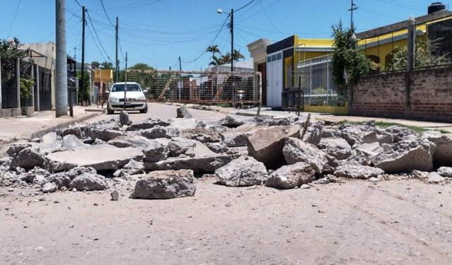 Obra mal ejecutada, pondría en riesgo 20 viviendas