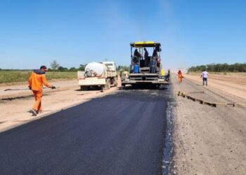 Inició asfaltamiento de Ruta 6