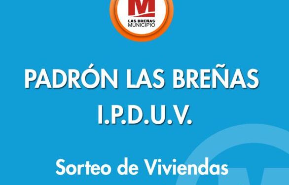 El IPDUV realizará un sorteo público de 20 Viviendas