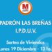 El IPDUV realizará  un sorteo público de 20 Viviendas