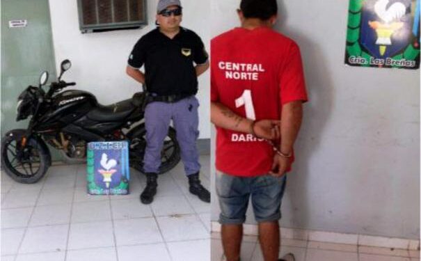 Policía recupera moto y aprehende a ladrón
