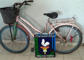 Policía recupera bicicleta robada y aprehende al autor