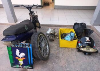 Dos charatenses detenidos por robo de moto