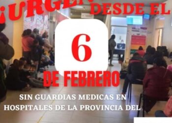Las Guardias hospitalarias chaqueñas, sin médicos este Lunes 6 de Febrero
