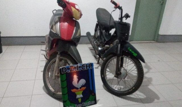 Secuestro de dos motos, cuchillo y dos conducidos