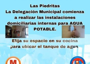 Las Piedritas ya contaría con su red de agua potable