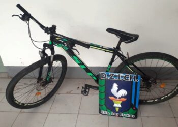 Policía recupera bicicleta robada
