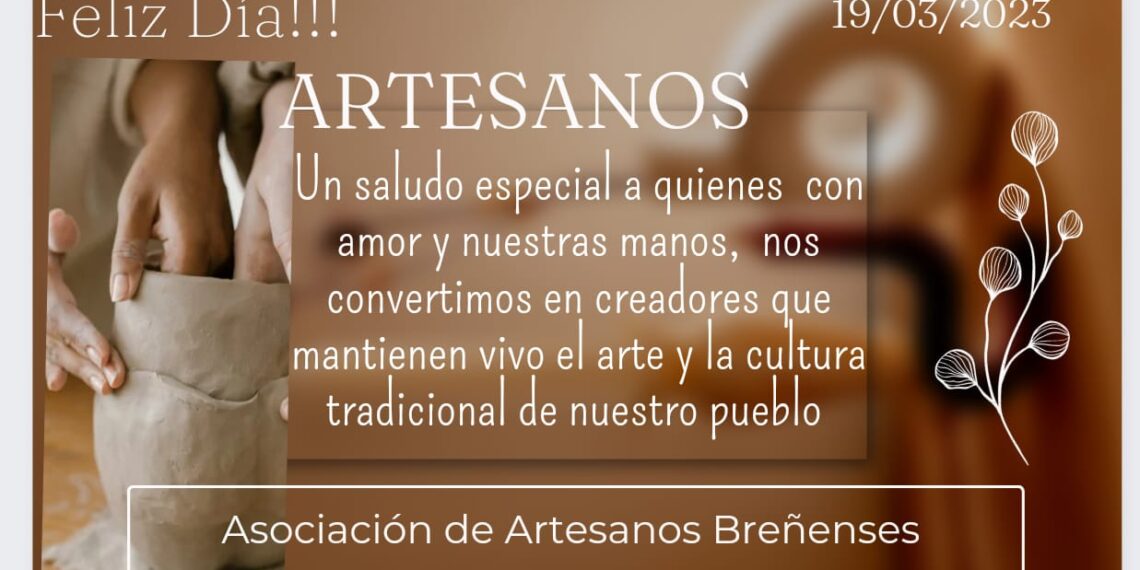 Felíz Dia del Artesano!