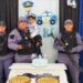 Policías festejaron el cumpleaños 4 de Ahiro