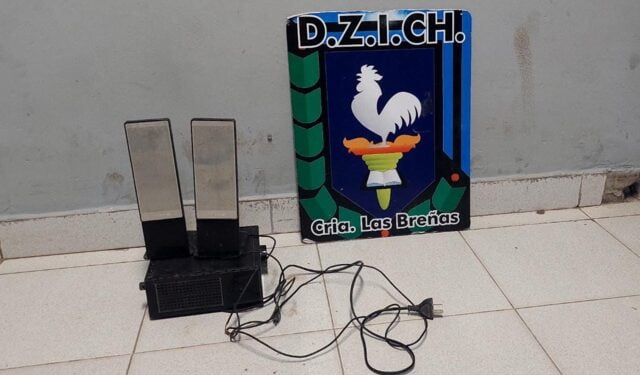 El Grupo COM secuestró equipo de música