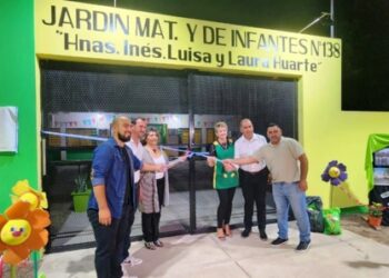 Nuevo pórtico para el Jardín N° 138