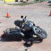 Incidente vial entre dos motos. Dos lesionados