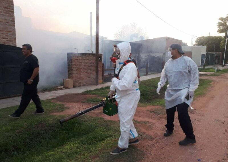 Nuevos casos de Dengue y trabajos