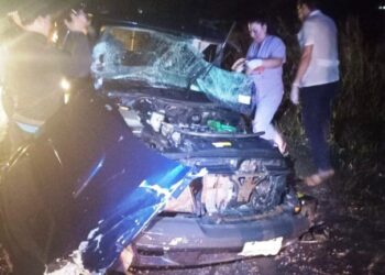 Violento siniestro vial involucra a jóvenes breñenses