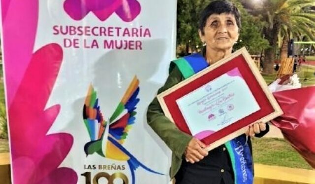 Elsa Beatriz Montenegro es la “Mujer Breñense 2023”