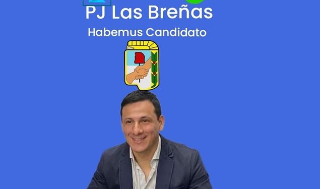 PJ Las Breñas: Diego Pedrini sería el Candidato