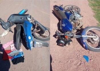 Mediodía accidentado en Las Breñas