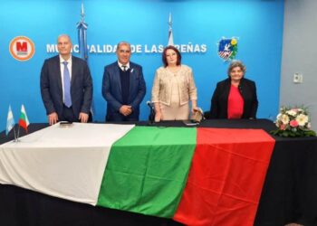 Visita diplomática búlgara a Las Breñas