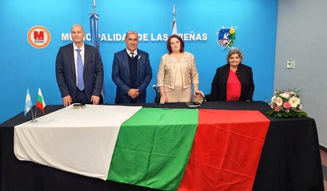 Visita diplomática búlgara a Las Breñas