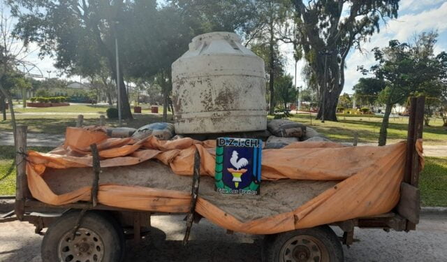 Policía recupera materiales robados