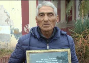 Mario Toledo, reconocido por la Jefatura de la Policía del Chaco