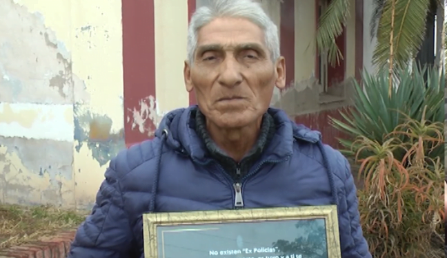 Mario Toledo, reconocido por la Jefatura de la Policía del Chaco