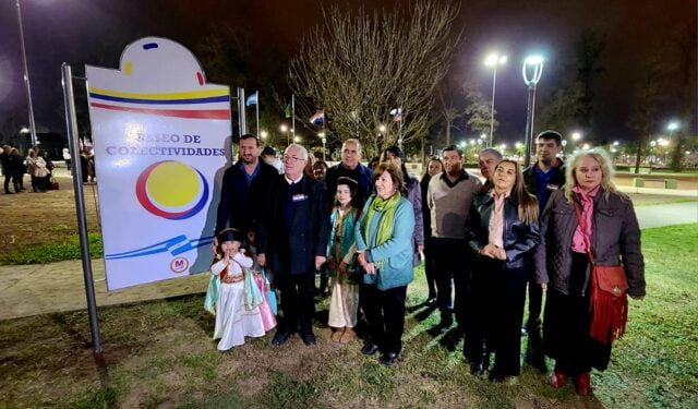 Se inauguró el “Paseo de las Colectividades”