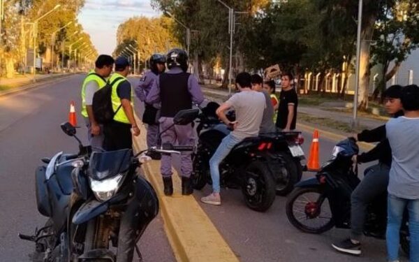 4 motos secuestradas en operativos de controles
