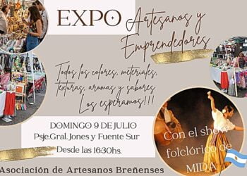 Este 9 de Julio exponen Artesanos y Emprendedores