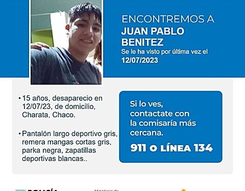 Hallan dos menores denunciados por desaparecidos