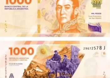 Ya está en circulación el nuevo billete de $1.000 con la cara de San Martín