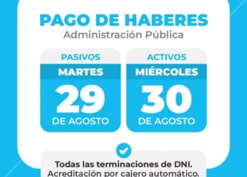 Este viernes Refrigerio, 29 y 30 pago de haberes a provinciales con aumento